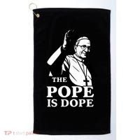 The Pope Is Dope Pope Leo XIV Golf Towel thumb 0