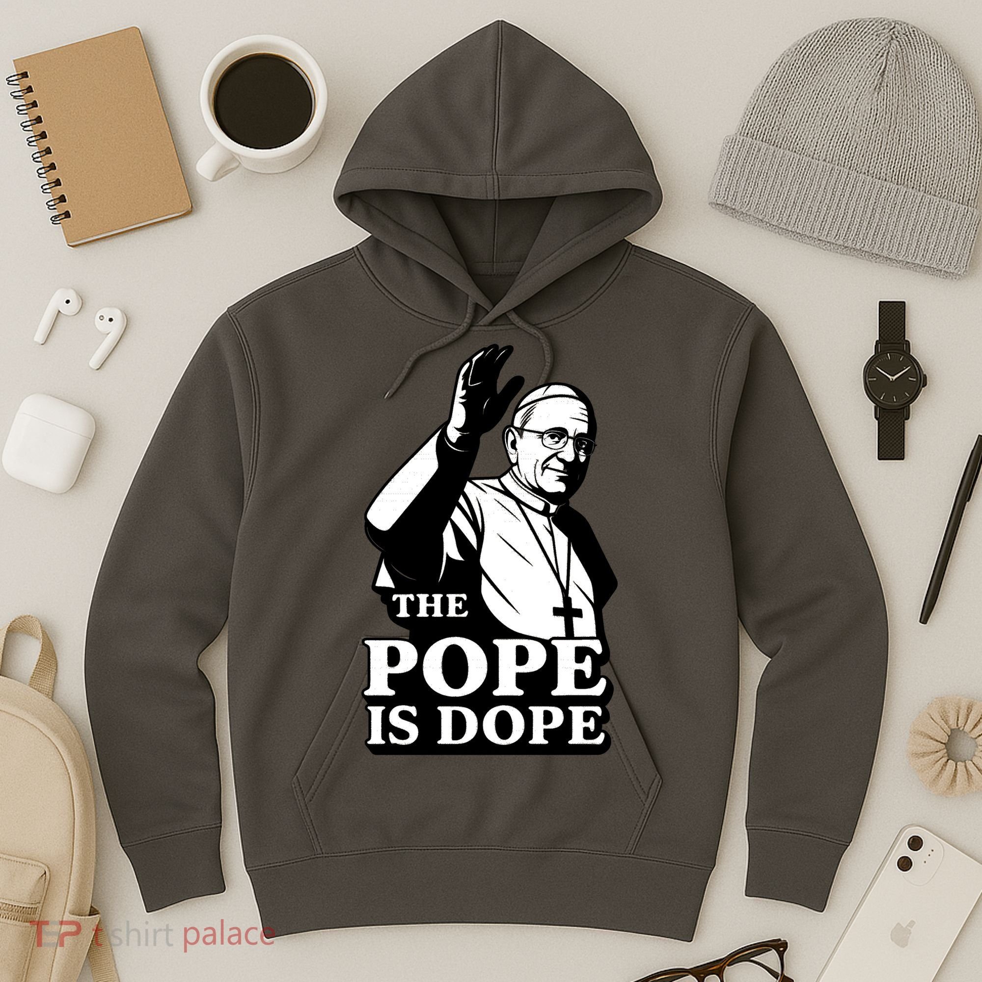 The Pope Is Dope Pope Leo XIV Hoodie