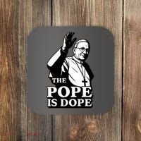 The Pope Is Dope Pope Leo XIV Coaster thumb 0