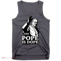 The Pope Is Dope Pope Leo XIV Tank Top thumb 0