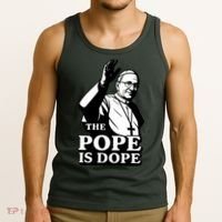 The Pope Is Dope Pope Leo XIV Tank Top thumb 3