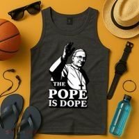 The Pope Is Dope Pope Leo XIV Tank Top thumb 4