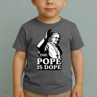 The Pope Is Dope Pope Leo XIV Toddler T-Shirt thumb 2