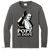The Pope Is Dope Pope Leo XIV Kids Long Sleeve Shirt thumb 0