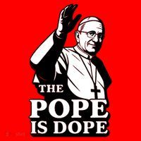 The Pope Is Dope Pope Leo XIV Santa Hat thumb 1
