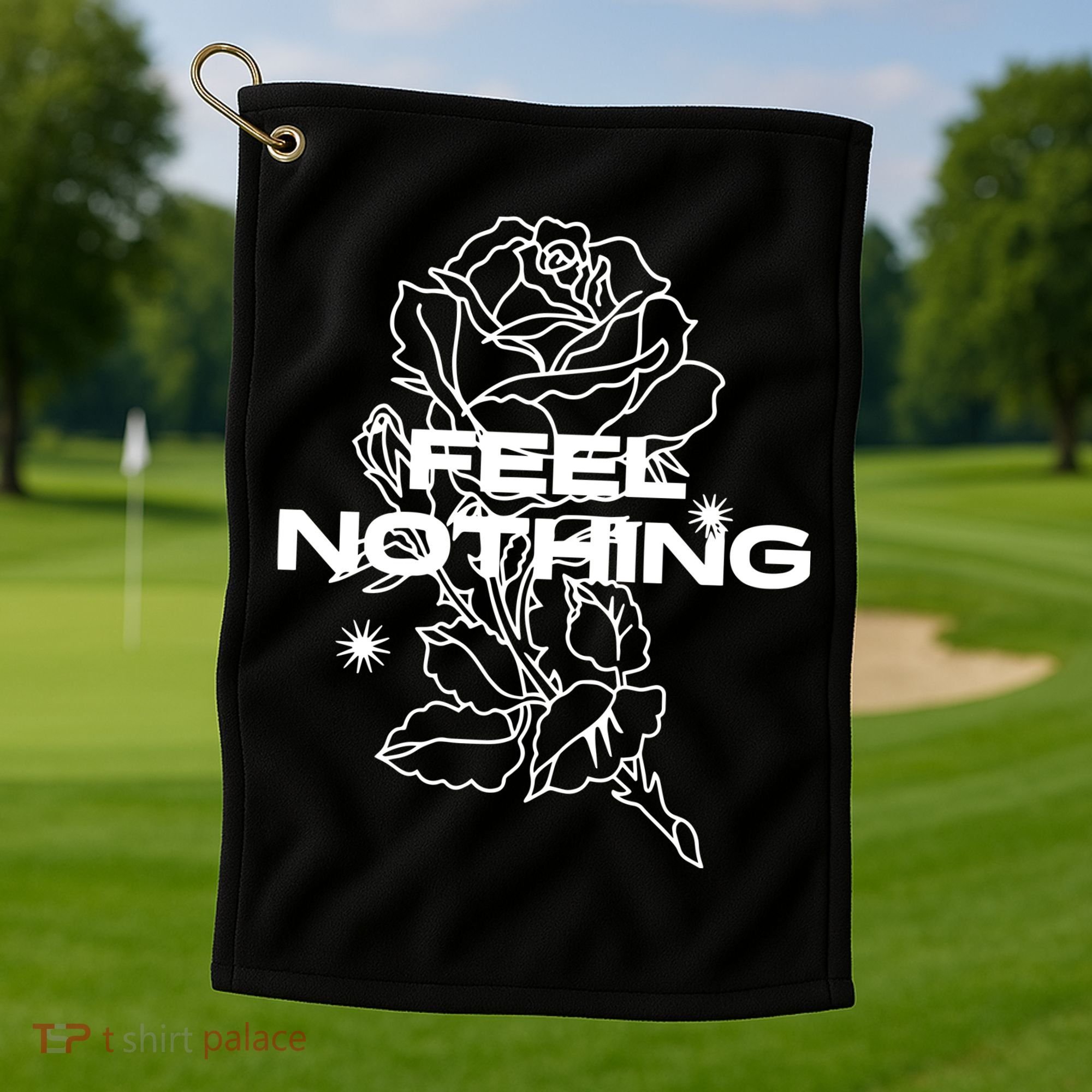 The Plot In You Feel Nothing Golf Towel
