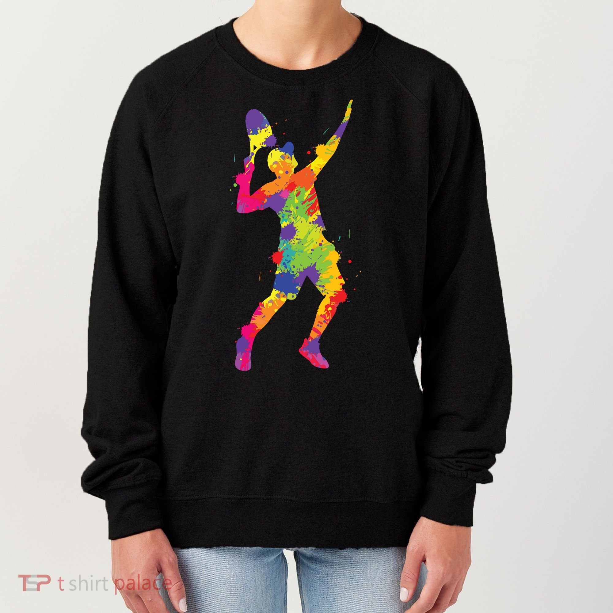 Tennis Player Kids Boy Women's Sweatshirt
