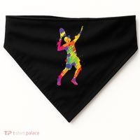 Tennis Player Kids Boy USA-Made Doggie Bandana thumb 0