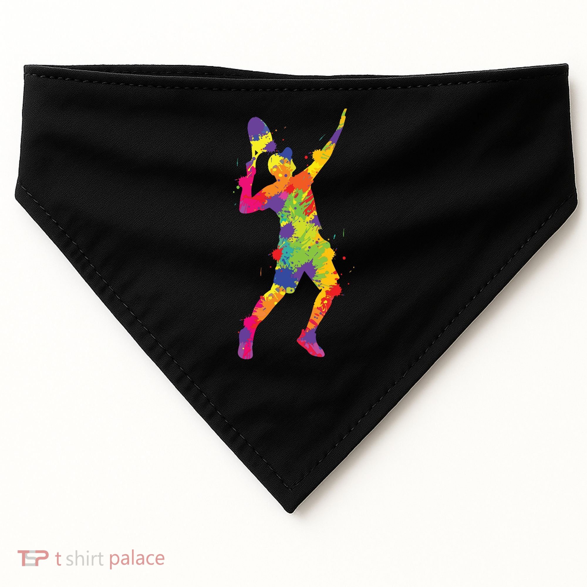 Tennis Player Kids Boy USA-Made Doggie Bandana