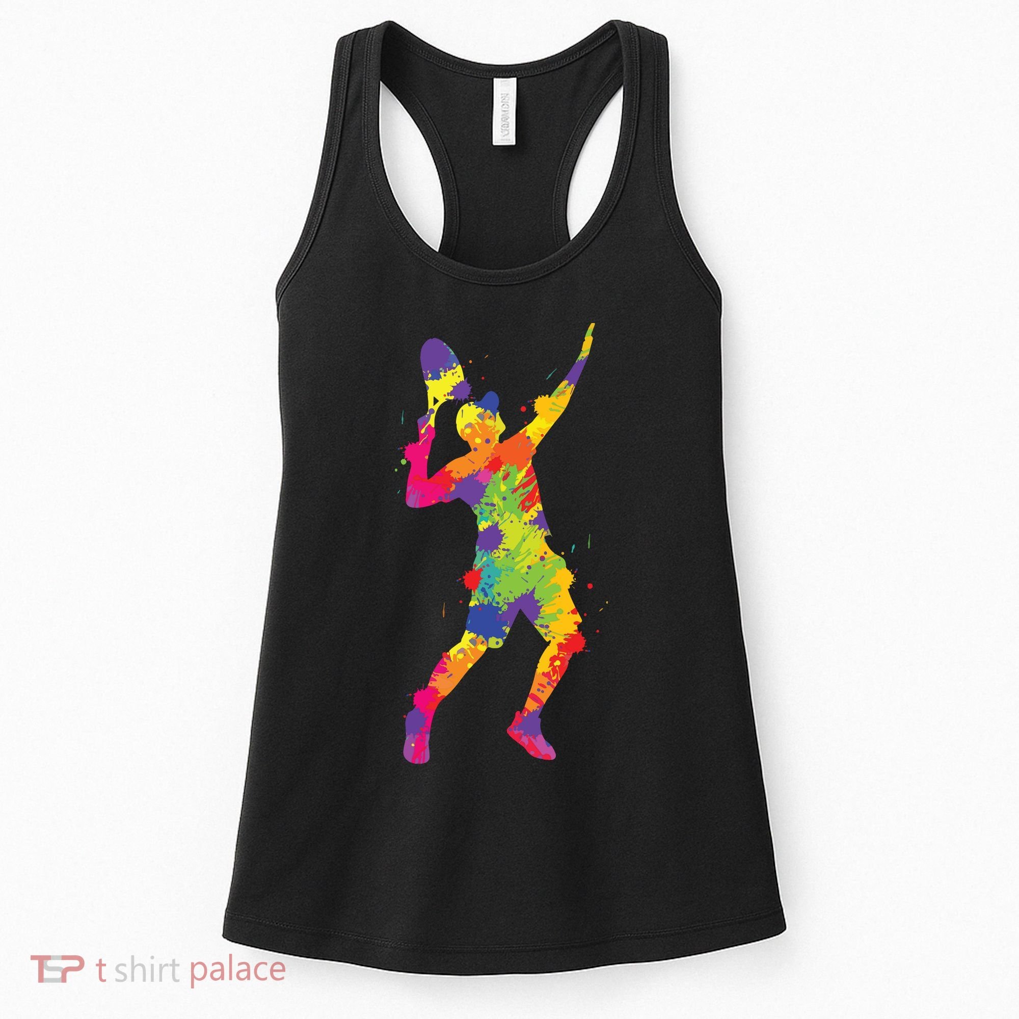 Tennis Player Kids Boy Women's Tank Top