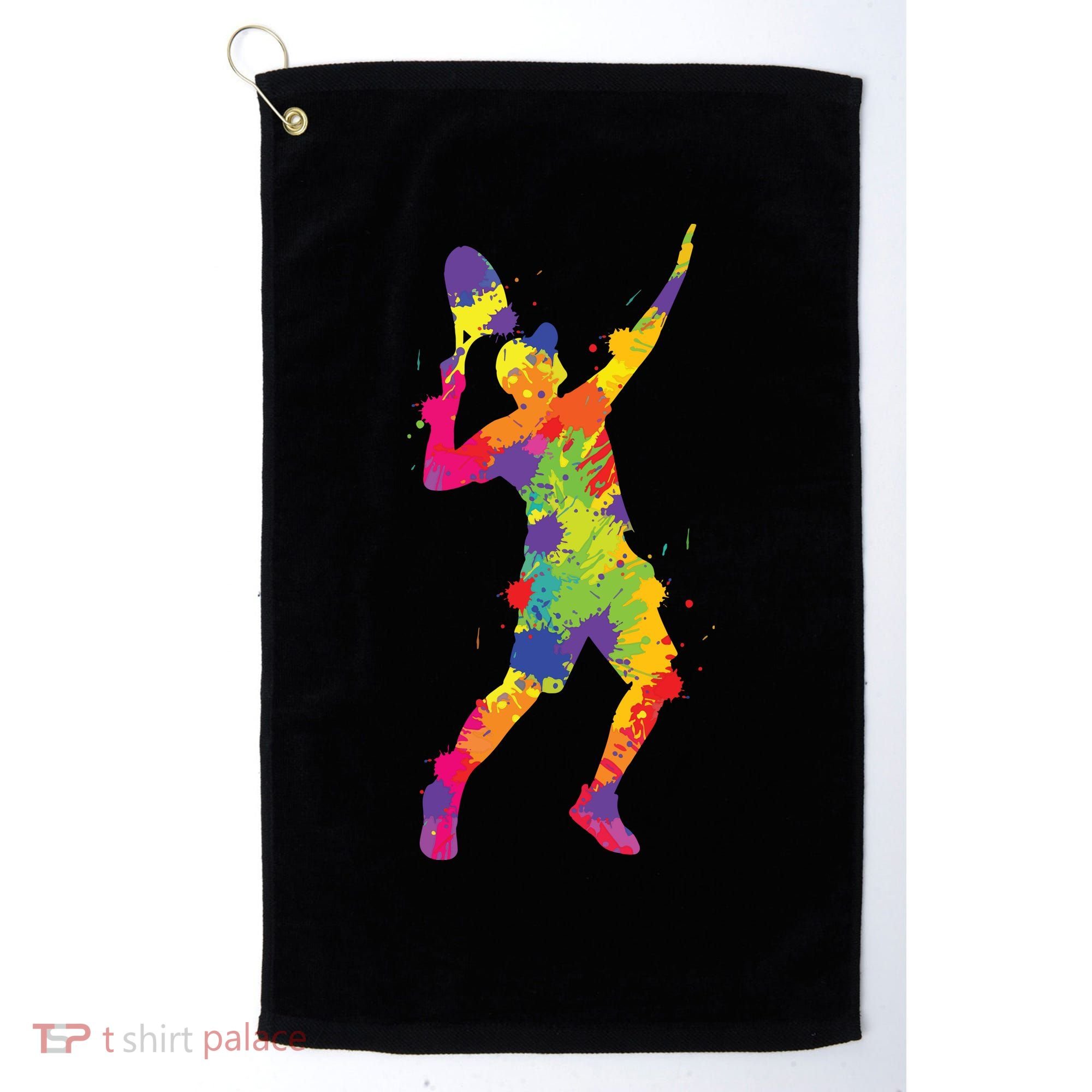 Tennis Player Kids Boy Golf Towel