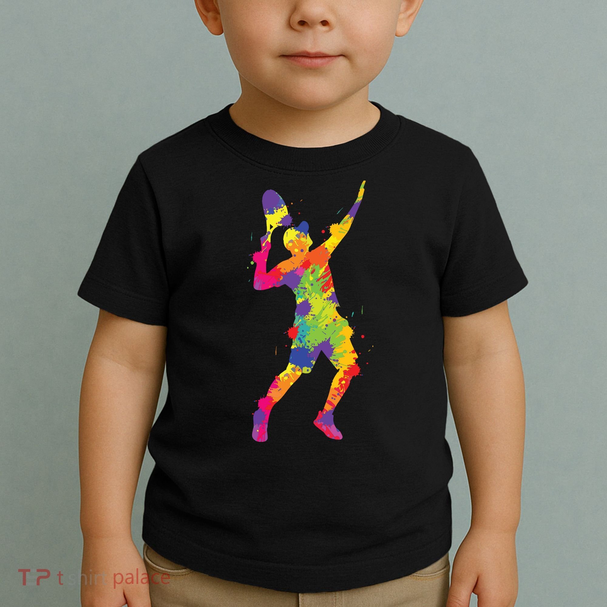 Tennis Player Kids Boy Toddler T-Shirt