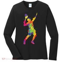 Tennis Player Kids Boy Women's Long Sleeve Shirt thumb 0