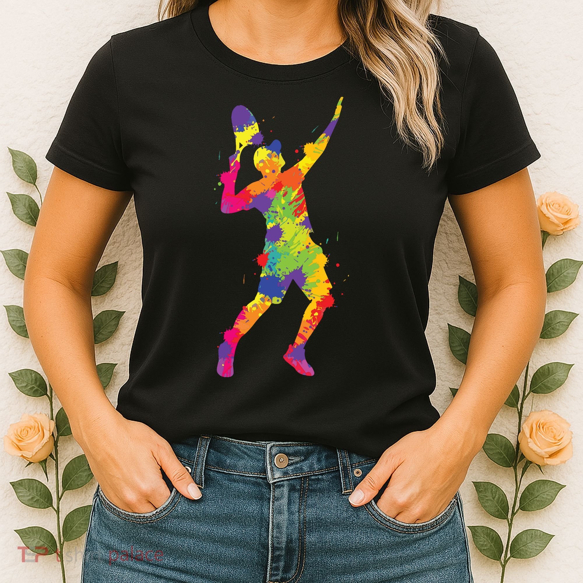 Tennis Player Kids Boy Women's T-Shirt