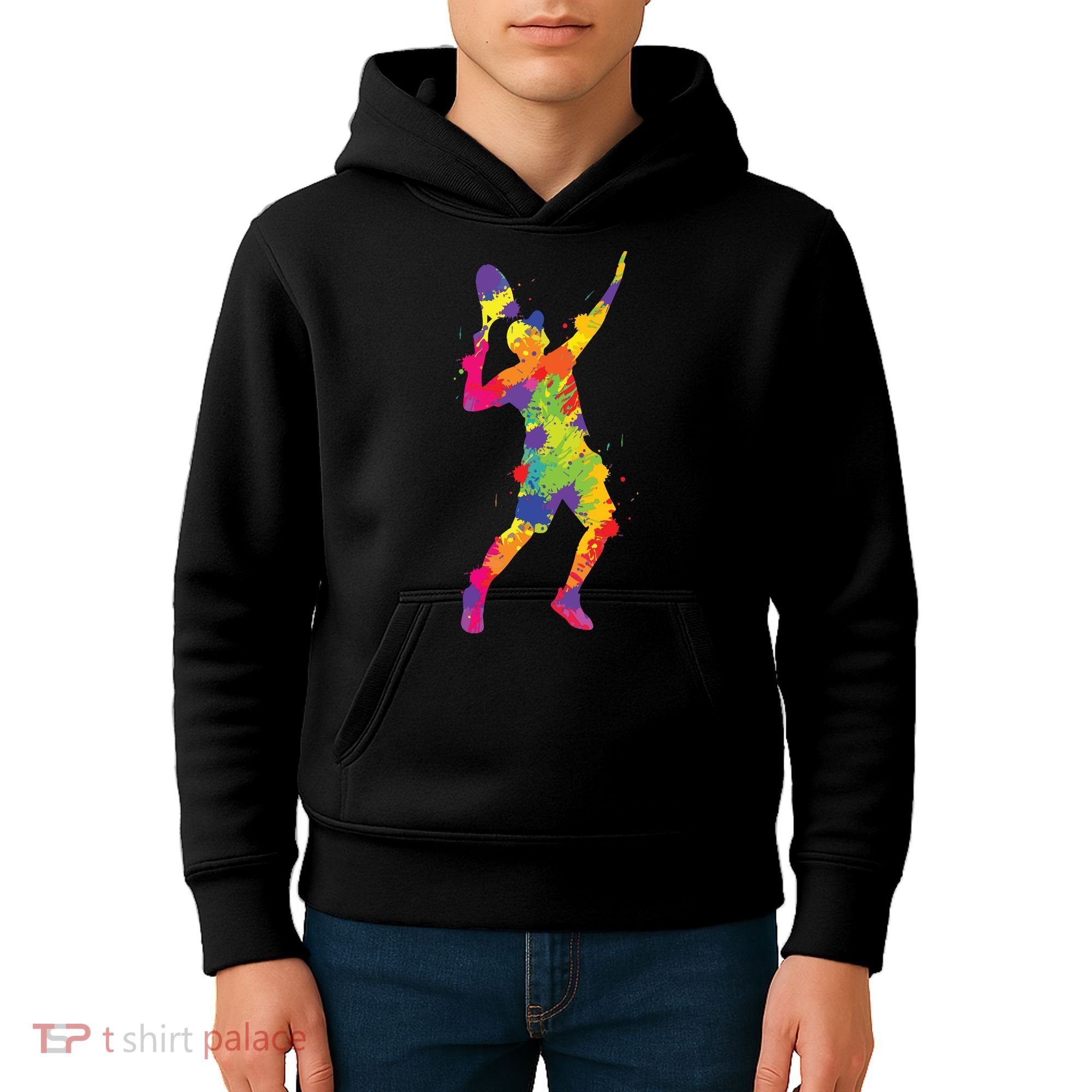 Tennis Player Kids Boy Kids Hoodie