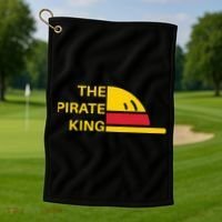 The Pirate King Best Pirate Anime Ever Golf Towel thumb 1