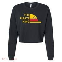 The Pirate King Best Pirate Anime Ever Cropped Pullover Crew thumb 0