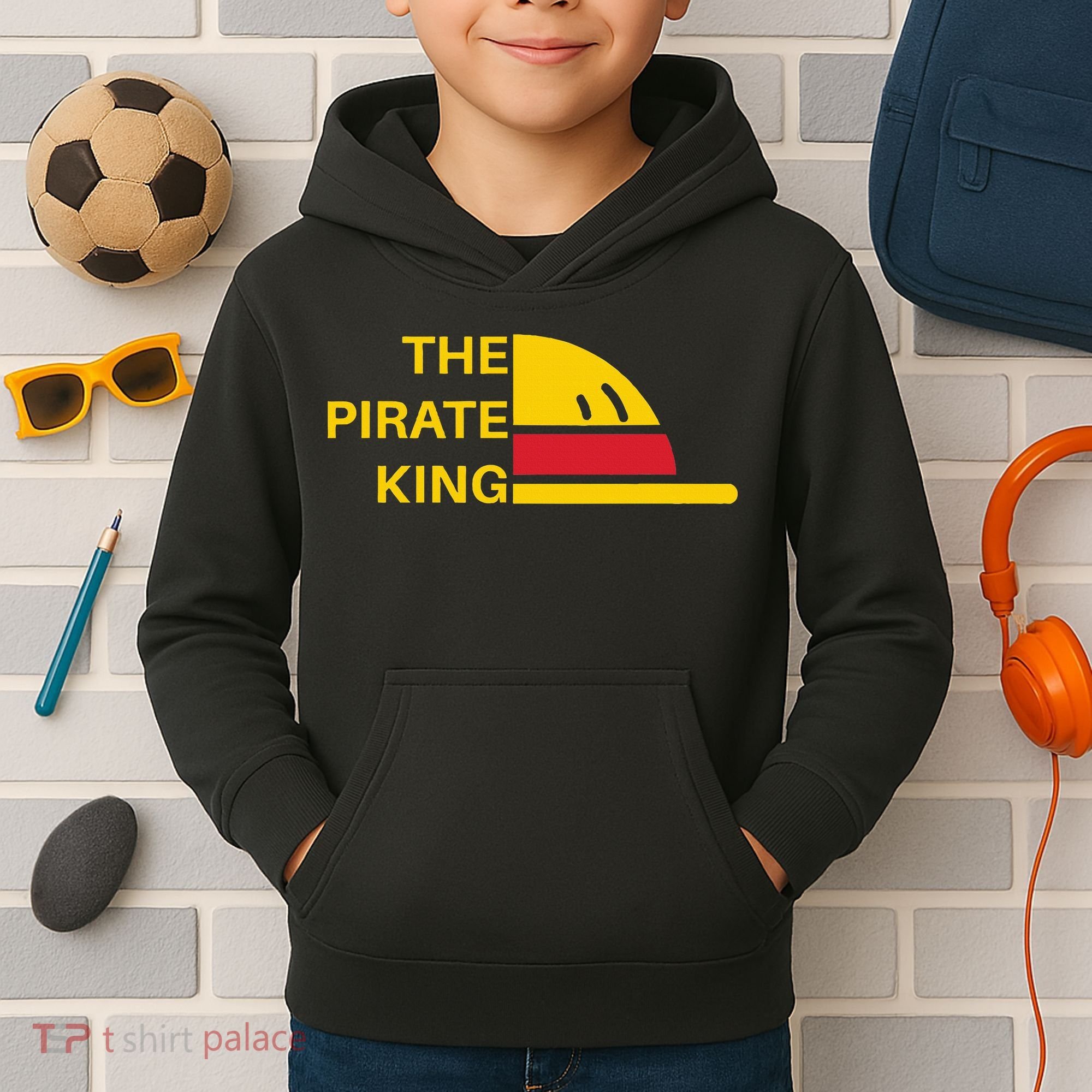 The Pirate King Best Pirate Anime Ever Kids Hoodie