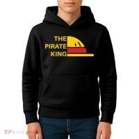 The Pirate King Best Pirate Anime Ever Kids Hoodie thumb 4