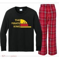 The Pirate King Best Pirate Anime Ever Kids Long Sleeve Plaid Pajama Set thumb 0