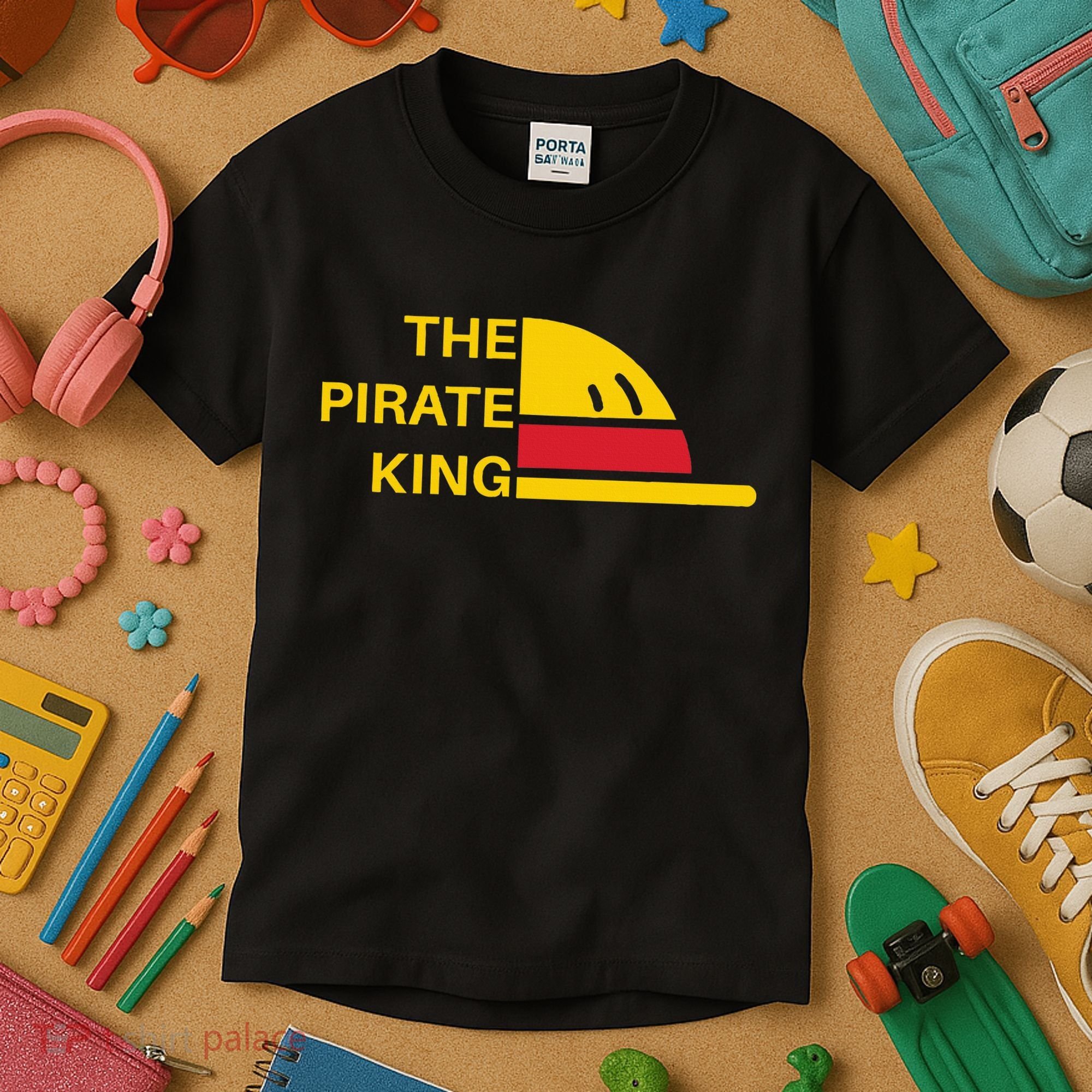 The Pirate King Best Pirate Anime Ever Kids T-Shirt