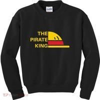The Pirate King Best Pirate Anime Ever Japanese Manga Fans Kids Sweatshirt thumb 0
