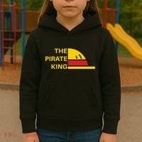 The Pirate King Best Pirate Anime Ever Japanese Manga Fans Kids Hoodie thumb 3