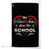 This Principal Loves Her School Head Teacher Headistress Golf Towel thumb 0