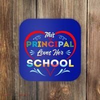This Principal Loves Her School Head Teacher Headistress Coaster thumb 0