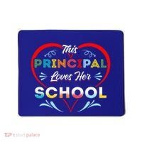 This Principal Loves Her School Head Teacher Headistress Mousepad thumb 0