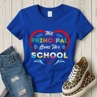 This Principal Loves Her School Head Teacher Headistress Women's T-Shirt thumb 3