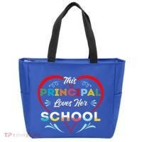 This Principal Loves Her School Head Teacher Headistress Tote Bag thumb 0