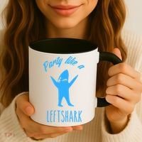 Trending Party Like A Left Shark Gift Christmas Xmas Party Leftshark Dancing Sha Coffee Mug thumb 3