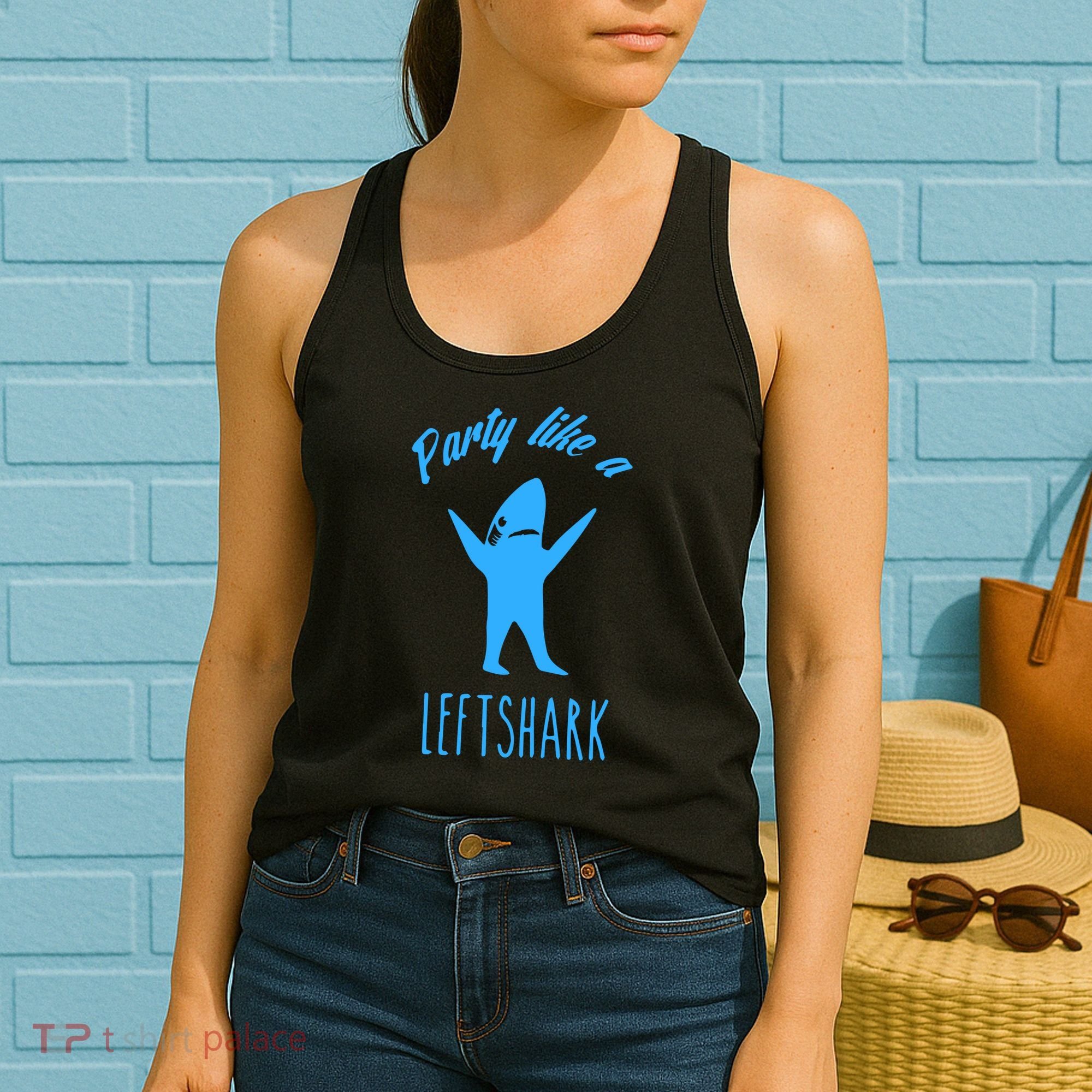 Trending Party Like A Left Shark Gift Christmas Xmas Party Leftshark Dancing Sha Women's Tank Top
