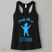 Trending Party Like A Left Shark Gift Christmas Xmas Party Leftshark Dancing Sha Women's Tank Top thumb 3