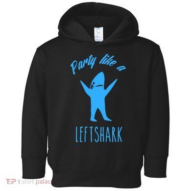 Trending Party Like A Left Shark Gift Christmas Xmas Party Leftshark Dancing Sha Toddler Hoodie