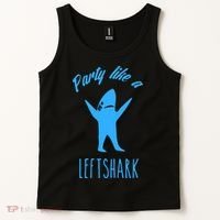 Trending Party Like A Left Shark Gift Christmas Xmas Party Leftshark Dancing Sha Tank Top thumb 2