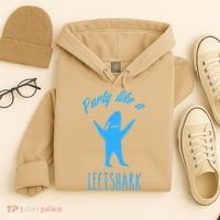 Trending Party Like A Left Shark Gift Christmas Xmas Party Leftshark Dancing Sha Hoodie thumb 4