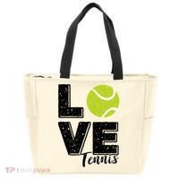 Tennis Player Lover I Love Tennis Gift Tote Bag thumb 0
