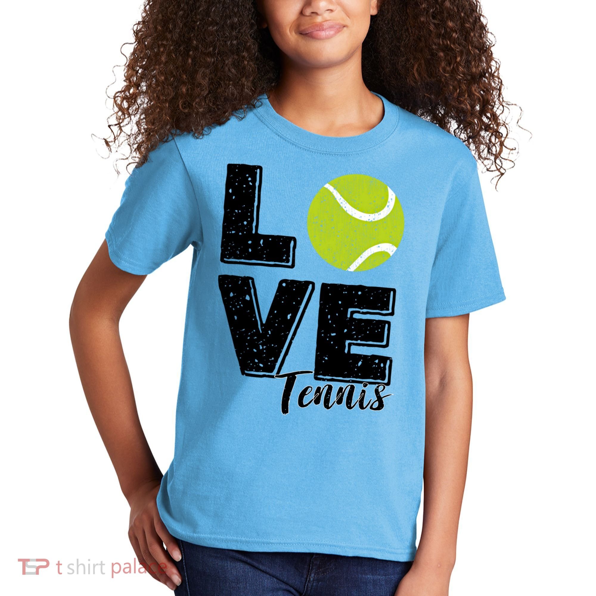 Tennis Player Lover I Love Tennis Gift Kids T-Shirt