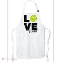 Tennis Player Lover I Love Tennis Gift Apron thumb 0