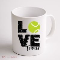 Tennis Player Lover I Love Tennis Gift Coffee Mug thumb 1