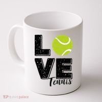 Tennis Player Lover I Love Tennis Gift Coffee Mug thumb 0
