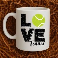 Tennis Player Lover I Love Tennis Gift Coffee Mug thumb 2