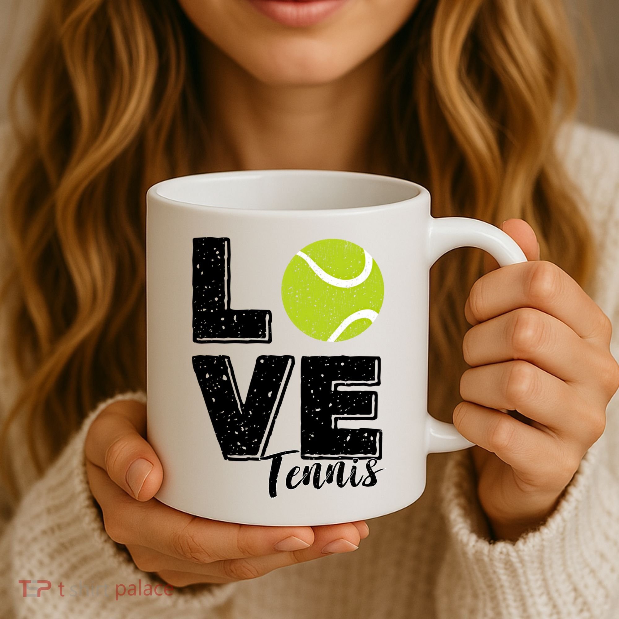 Tennis Player Lover I Love Tennis Gift Coffee Mug