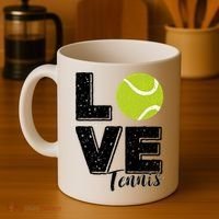 Tennis Player Lover I Love Tennis Gift Coffee Mug thumb 4