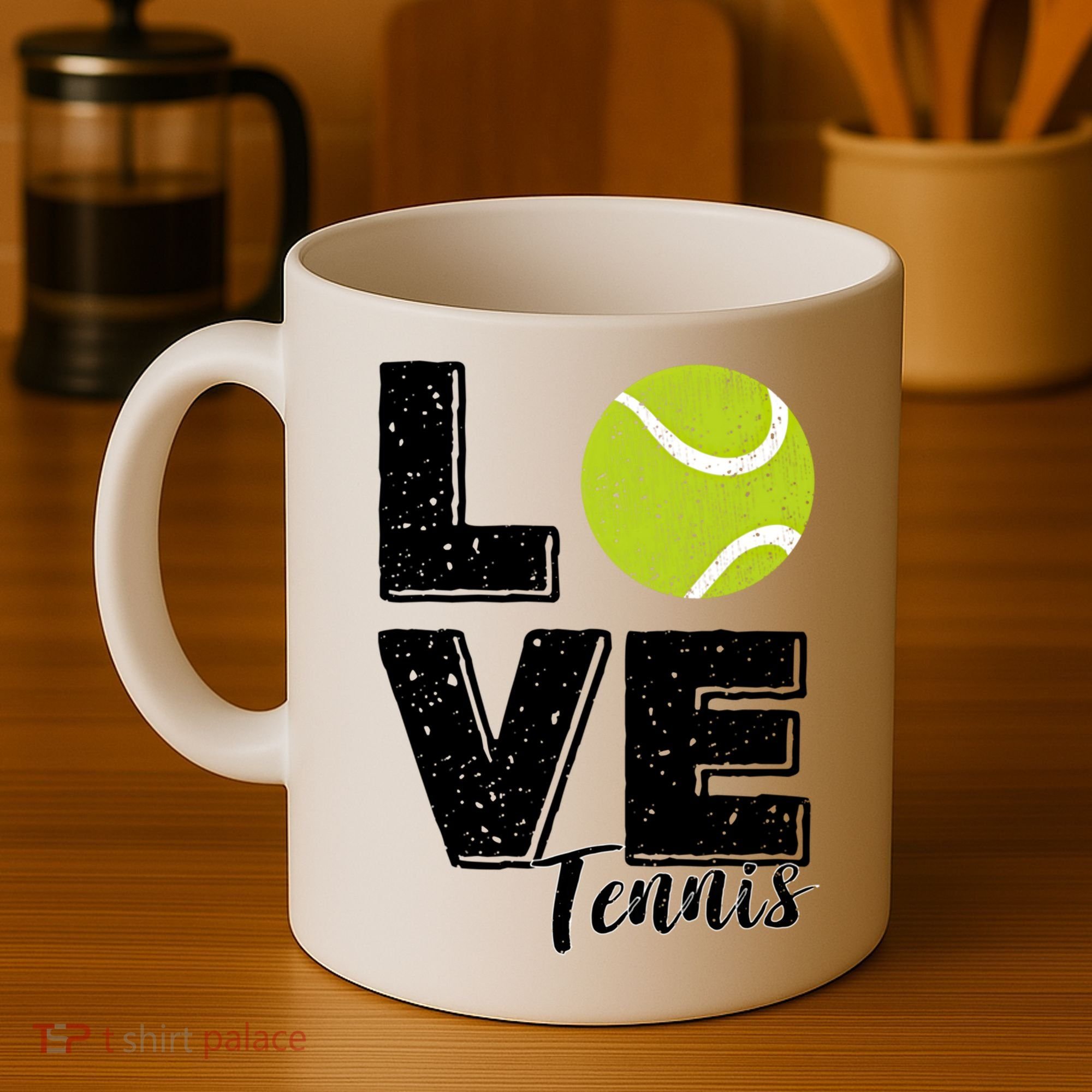 Tennis Player Lover I Love Tennis Gift Coffee Mug