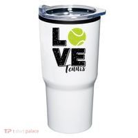 Tennis Player Lover I Love Tennis Gift Tumbler thumb 0
