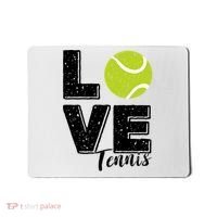 Tennis Player Lover I Love Tennis Gift Mousepad thumb 0