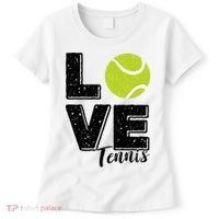 Tennis Player Lover I Love Tennis Gift Women's T-Shirt thumb 0